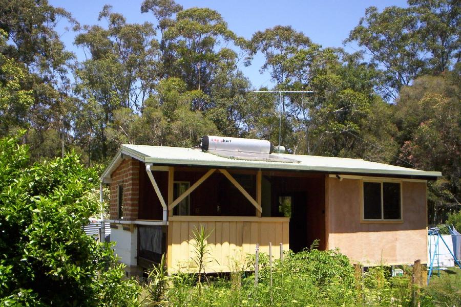 stage 2 - the 80 sqm house was built in 3 stages